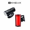 Éclairage Avant Arrière Vélo Kheax Rechargeable Subra II Et Wezem II -VÉLO Soldes Boutique Eclairage avant arriere velo Kheax rechargeable Subra II et Wezem II